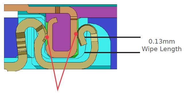 Mechanical Drawing - Molex SlimStack SSB6 Board-to-Board Connectors