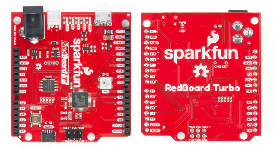 Location Circuit - SparkFun RedBoard Turbo DEV-14812 Development Board