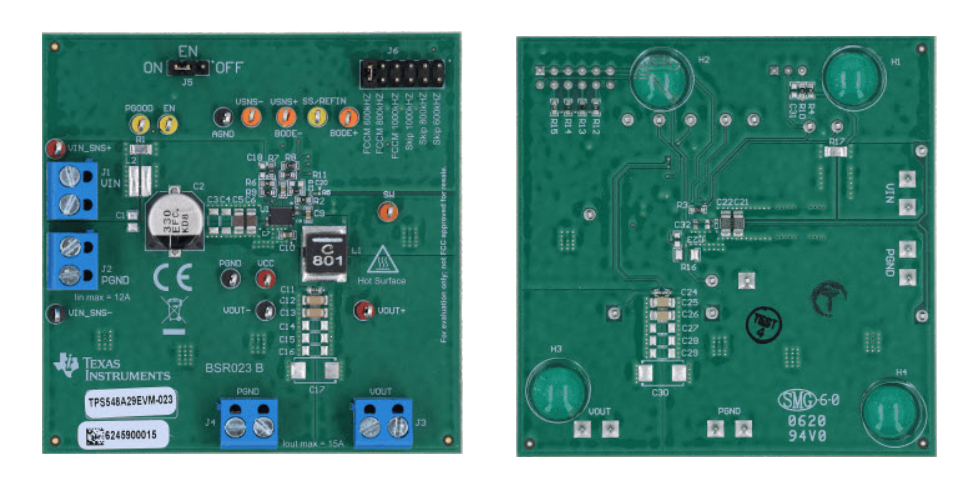 Mechanical Drawing - Texas Instruments TPS548A29EVM-023 Evaluation Module (EVM)