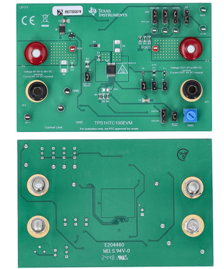 Texas Instruments TPS1HTC100EVM Evaluation Module