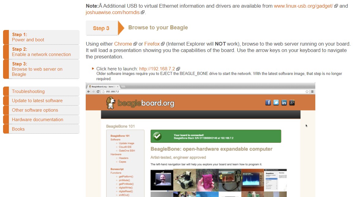 Browse to your Beagle.